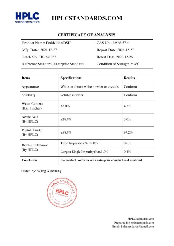 DSIP (Delta Sleep-Inducing Peptide) 10mg - Image 2